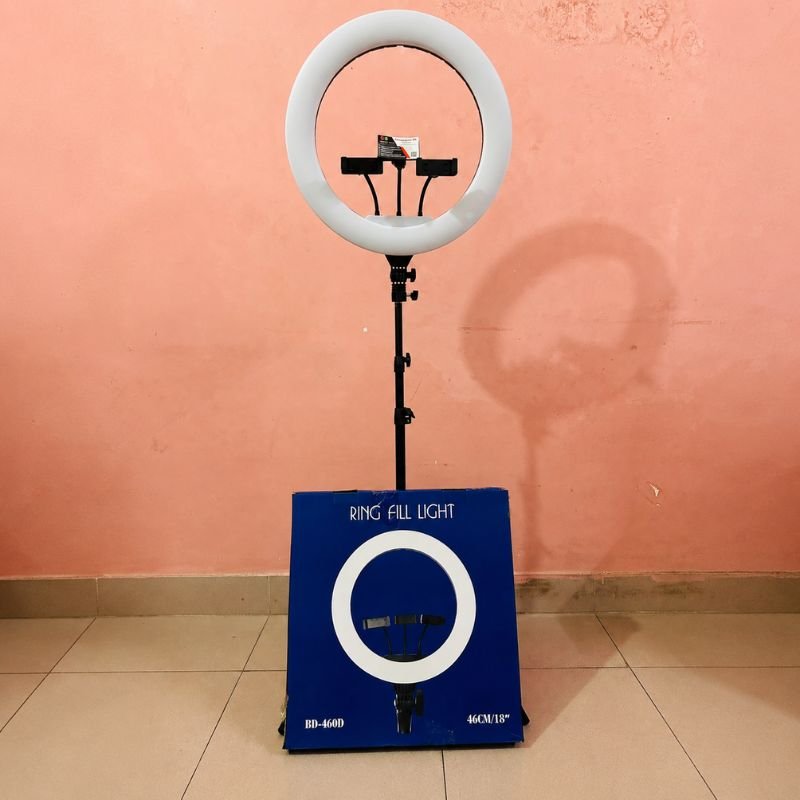 1 18" ring Light With 7 feet stand - Image 1
