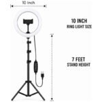 10" ring Light With 7 Feet stand